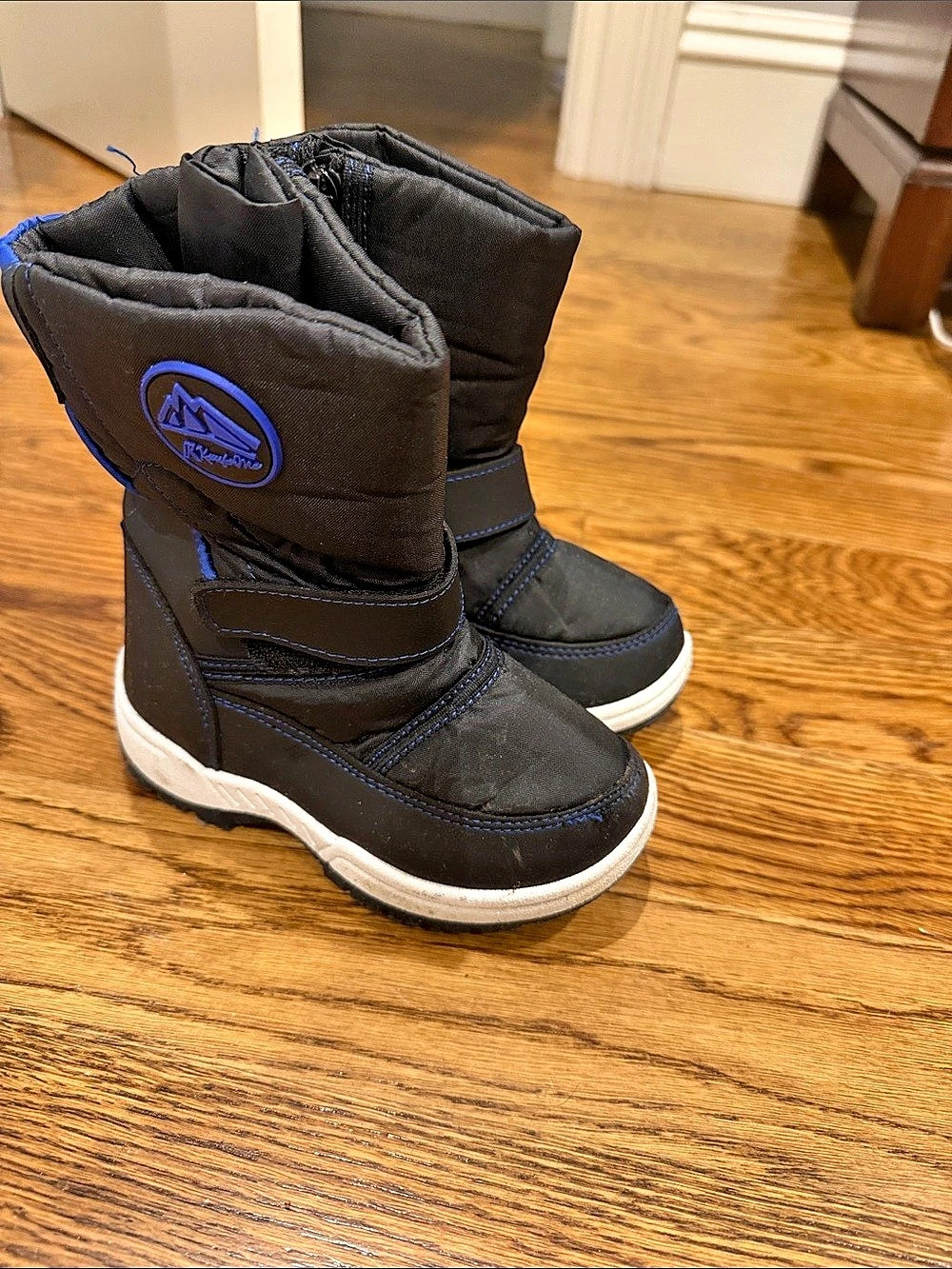 Kids Black Winter Boots